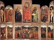 Jan Van Eyck The Ghent Altarpiece oil on canvas